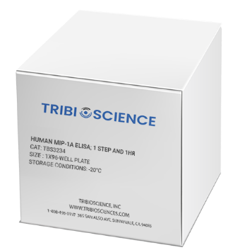 Human MIP-1α ELISA; 1 step and 1hrTBS3234